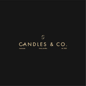 candle brand logo lockup