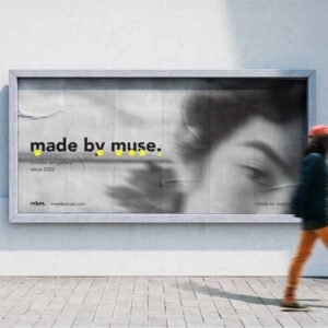 art gallery billboard