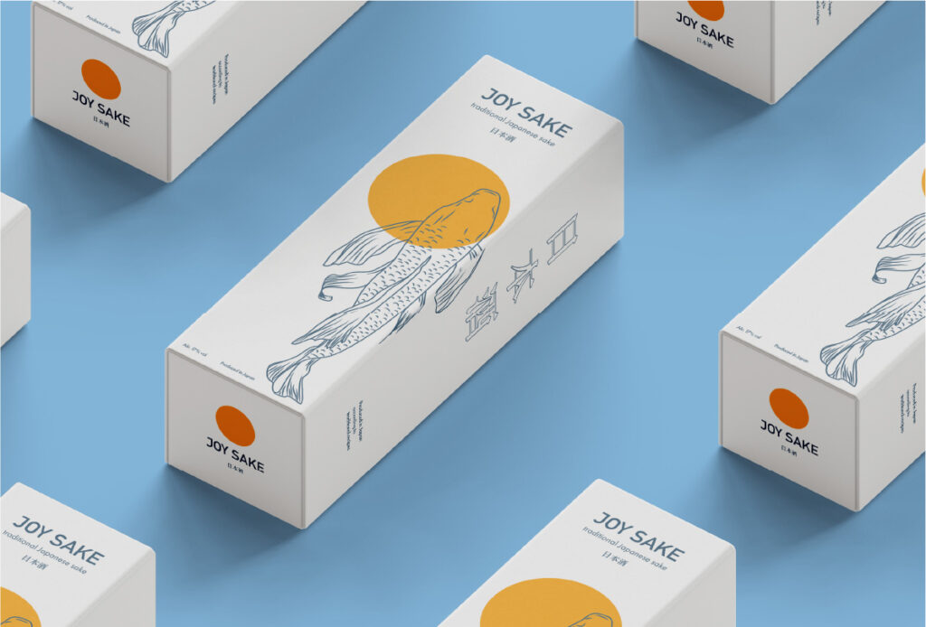 sake brand packaging design