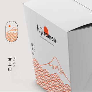ramen brand packaging design