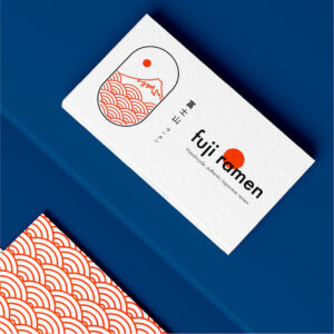 ramen brand business cards