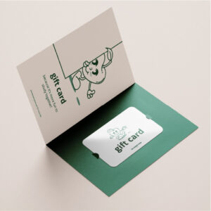 cafe gift card design