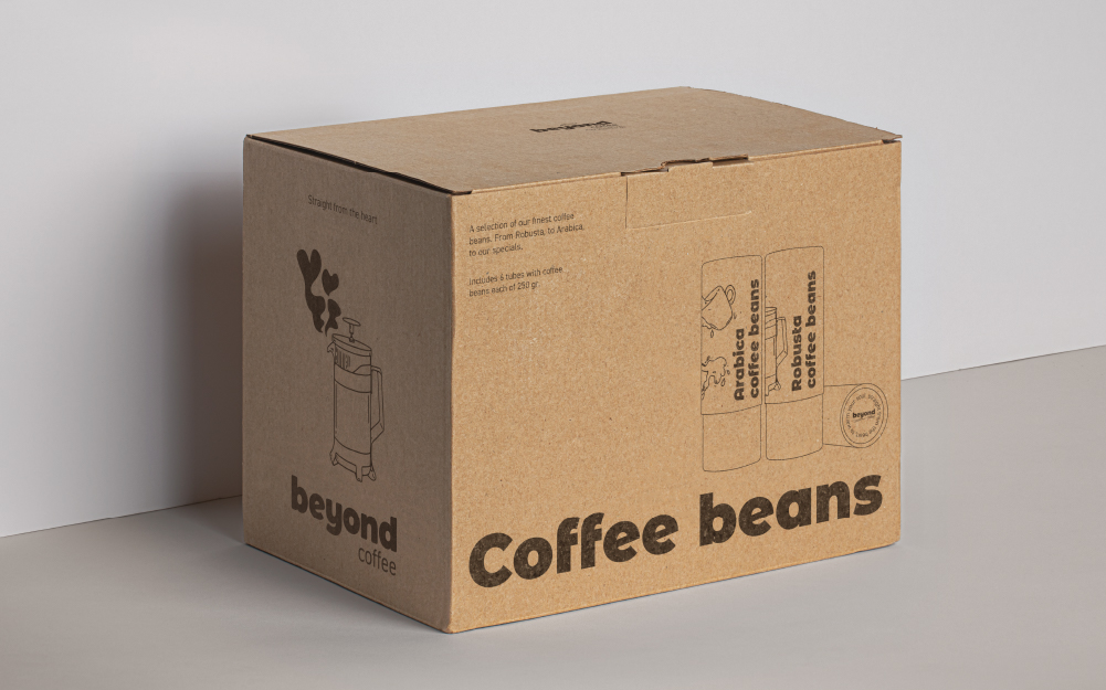 coffee bean box packaging design