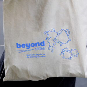 coffee band tote bag design
