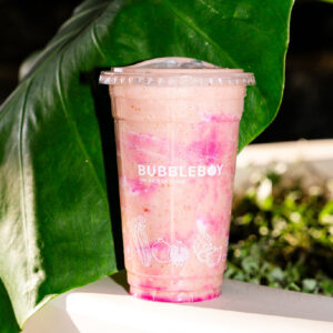bubbleboy juice bar packaging design