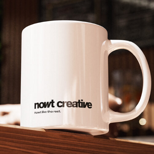 nowt creative content studio brand identity design